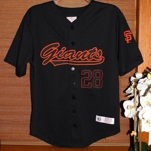 SF Giants #28 Buster Posey Athletic Jersey